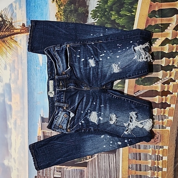 R by Rock Revival Jeans Distressed Skinny Size 25 - Picture 2 of 6